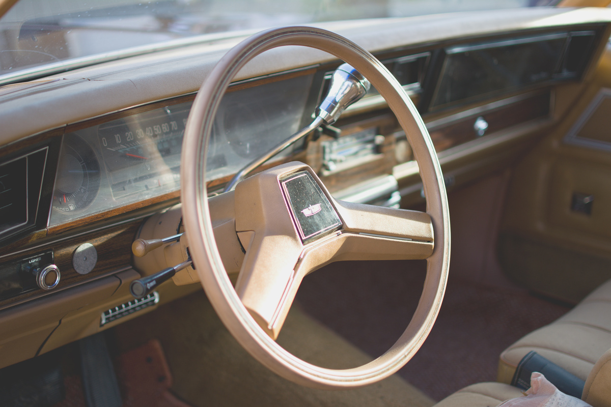 Yellow Car Steering Wheel